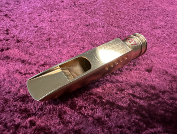 Photo Theo Wanne Shiva 3 #8 Gold Plated Mouthpiece for Tenor Saxophone - Old Store Stock